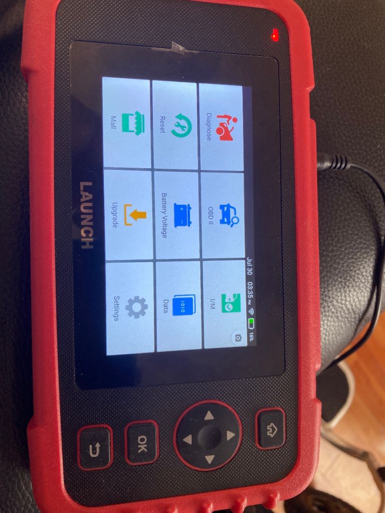Launch diagnostic machine 