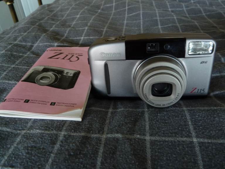 Canon Z115 Compact Film Camera with Manual – Good Condition