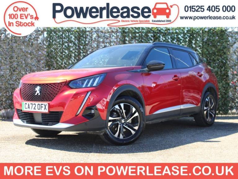 2022 Peugeot E-2008 50kWh GT SUV 5dr Electric Auto (7kW Charger) (136 ps) HATCHBACK ELECTRIC Auto...