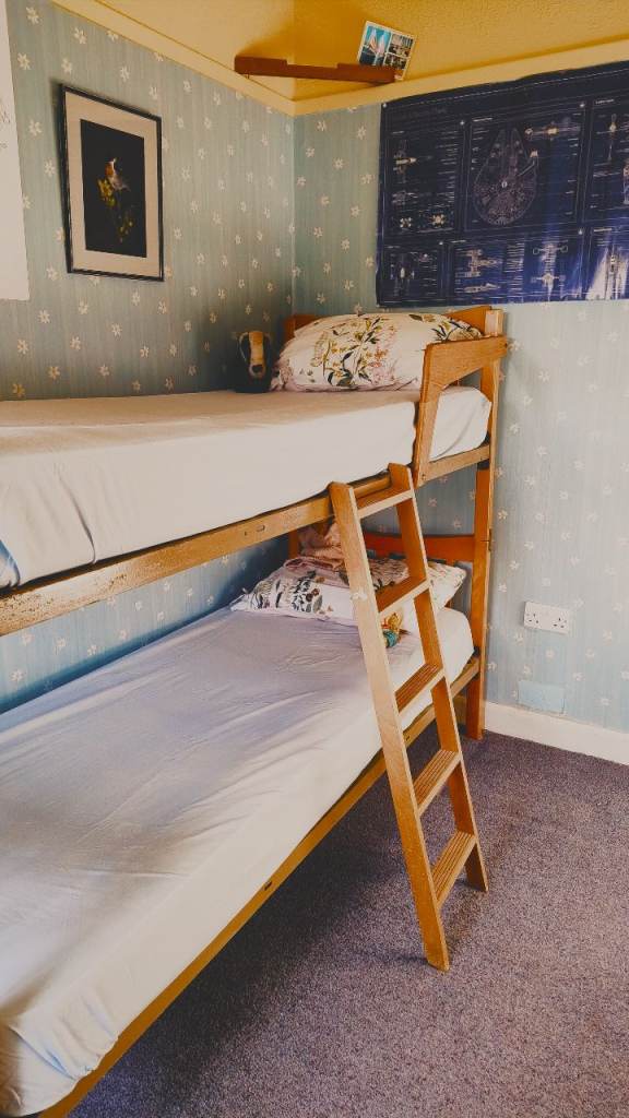 Lovely set of sturdy bunk beds/two single beds
