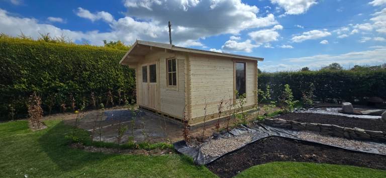 Timber cabin "ARTUR" 44 4.1 x 4.1m - finance available