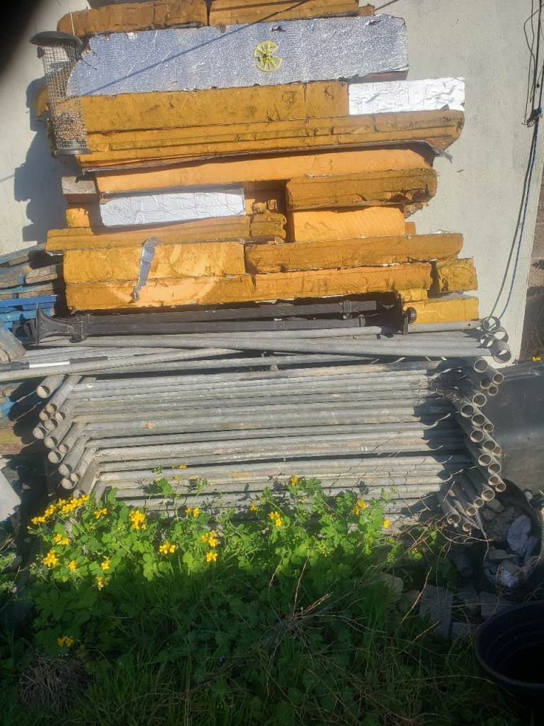 Galvanized scaffold towers