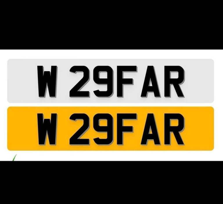 W ZAFAR Private number plate