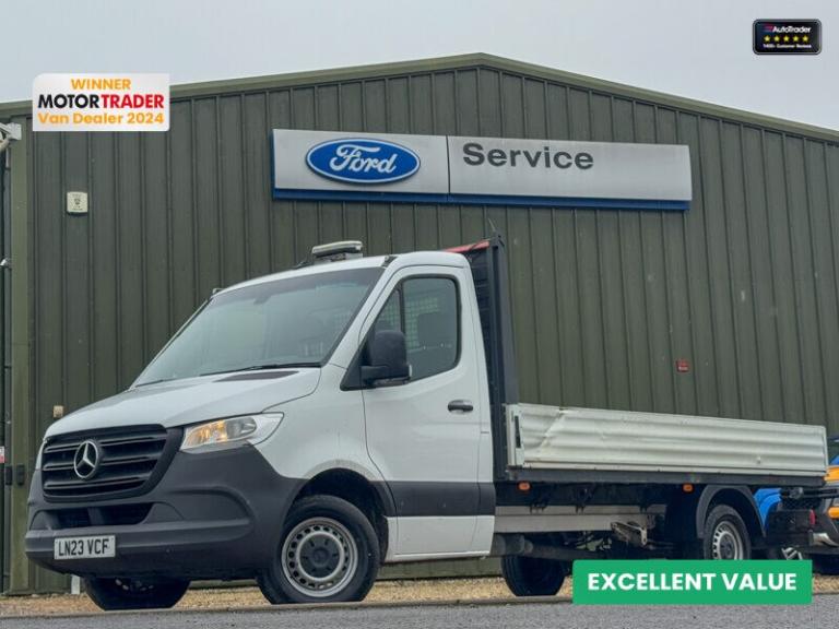 2023 Mercedes-Benz Sprinter Dropside LWB L3 Progressive 315 Air Con Tow Bar EURO 6 SELECT Dropsid...
