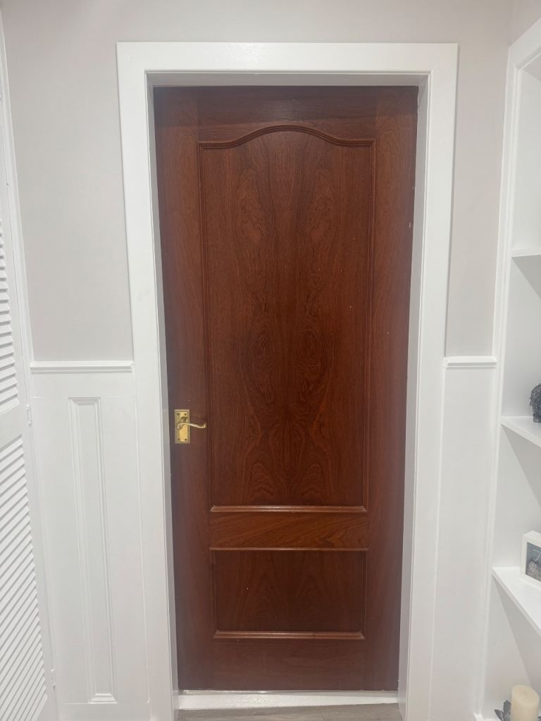 Solid Pine Wood Internal Door – Good Condition, FREE