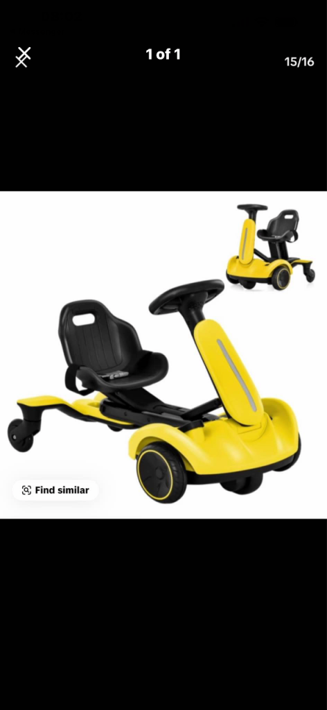Cost way electric ride on drift car 