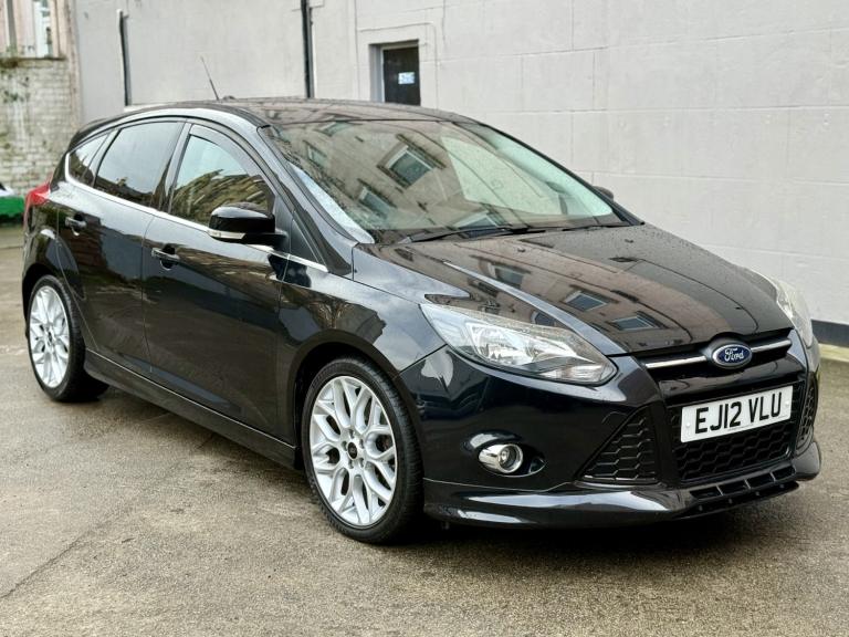 2012 FORD FOCUS 1.6 T EcoBoost Zetec S Black Manual Petrol