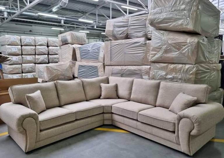 Cream Corner Sofa Brand new Verona Corner Sofa With free home delivery 