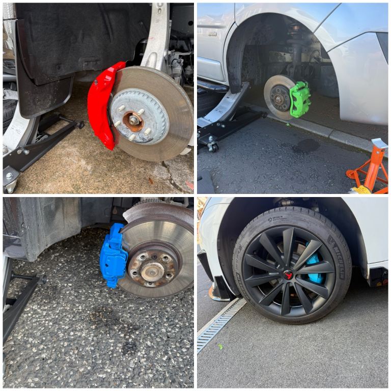 Brake caliper painting