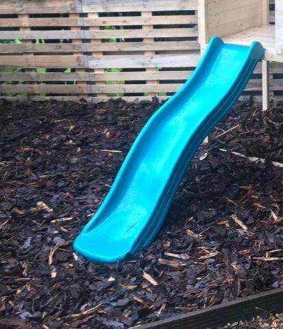 Kids Blue Garden Slide – Good Condition