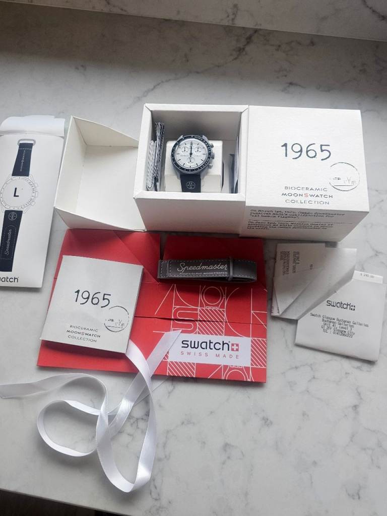 Omega Moonswatch 1965 Full Set & Upgraded Strap