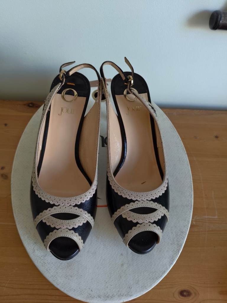 O Jour peep toe slingback heels, size 36