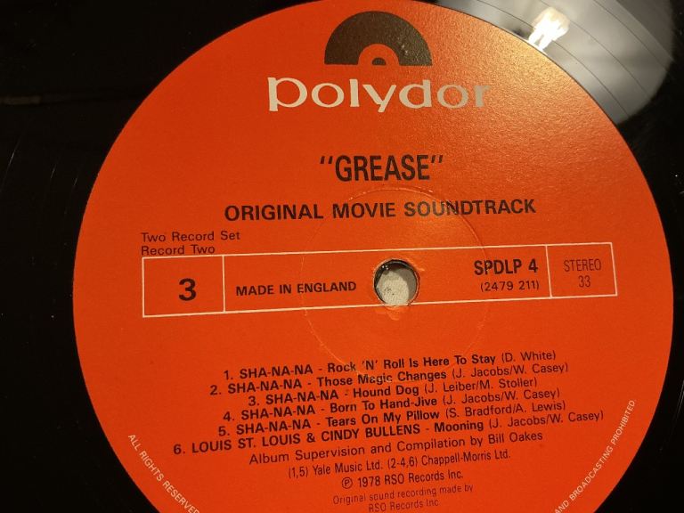 GREASE DOUBLE ALBUM ORIGINAL 1978 RELEASE