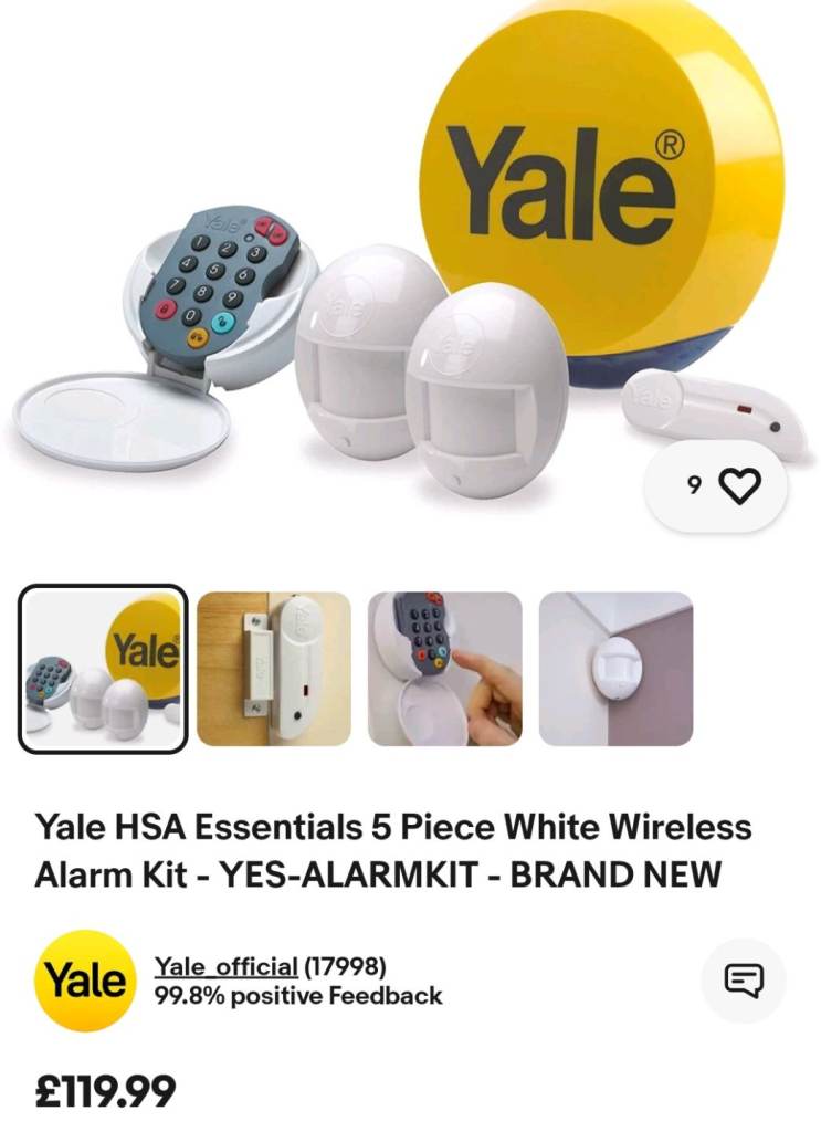 Yale home alarm