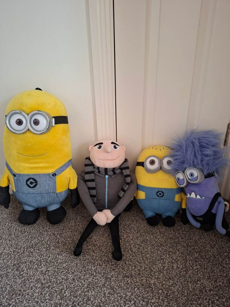 Minions soft toys inc gru( rare)