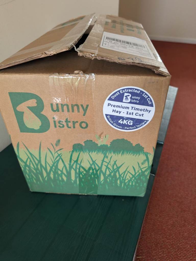 Two 4kg boxes of hay