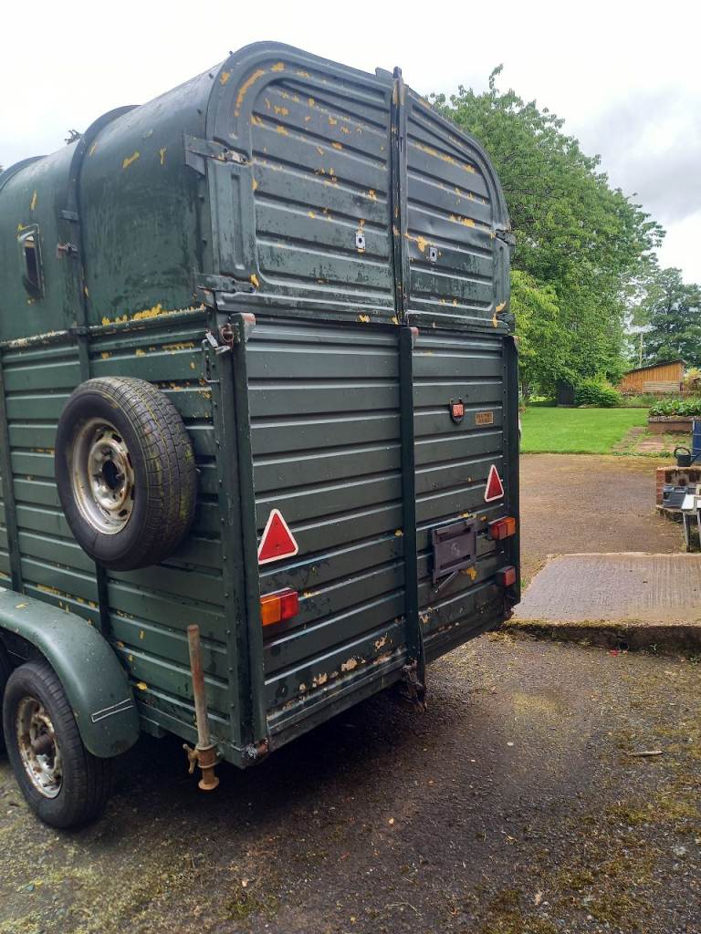 Horse Trailer - Green, Well-Used Condition