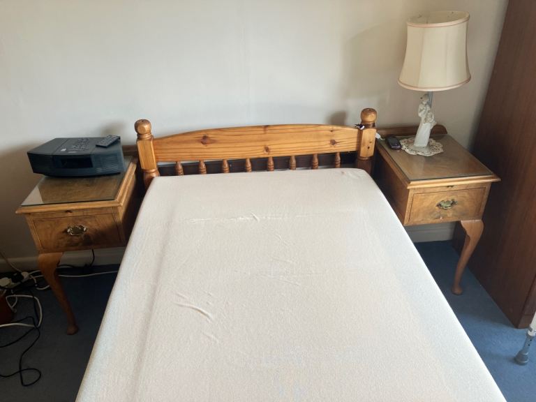Single bed headboard tables/draws