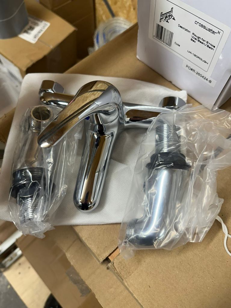 Edens Bath Filler Chrome