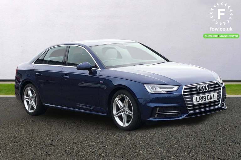 2018 Audi A4 1.4T FSI S Line 4dr S Tronic [Leather/Alc] Saloon PETROL Automatic