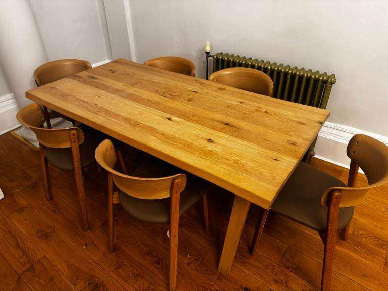 Solid Oak Dining Table – 180cm x 88cm