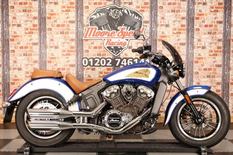 2017 INDIAN SCOUT - 9,148 MILES - 1 OWNER - VANCE AND HINES EXHAUST - SUPERB!