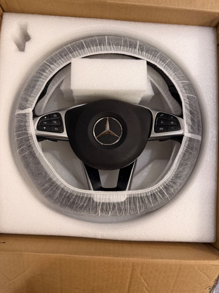 Genuine Mercedes Benz W205 C Class Steering Wheel Perfect Condition