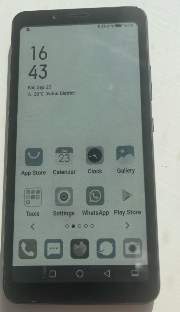Hisense A5 Pro cc e ink android phone