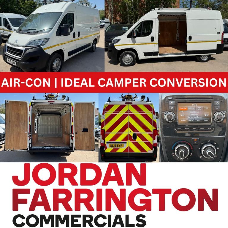 2018 PEUGEOT BOXER L2 H2 PROFESSIONAL AIR-CON & SAT-NAV TOP SPEC**NO VAT TO PAY
