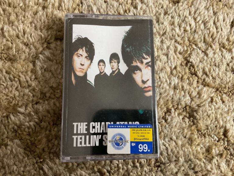 THE CHARLATANS - TELLIN STORIES CASSETTE INDIE ROCK BRIT POP