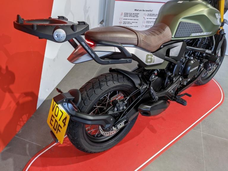 2024 MOTO MORINI SEIEMEZZO SCR 650 SCRAMBLER GREEN METALLIC LOW MILE SUPERB COND