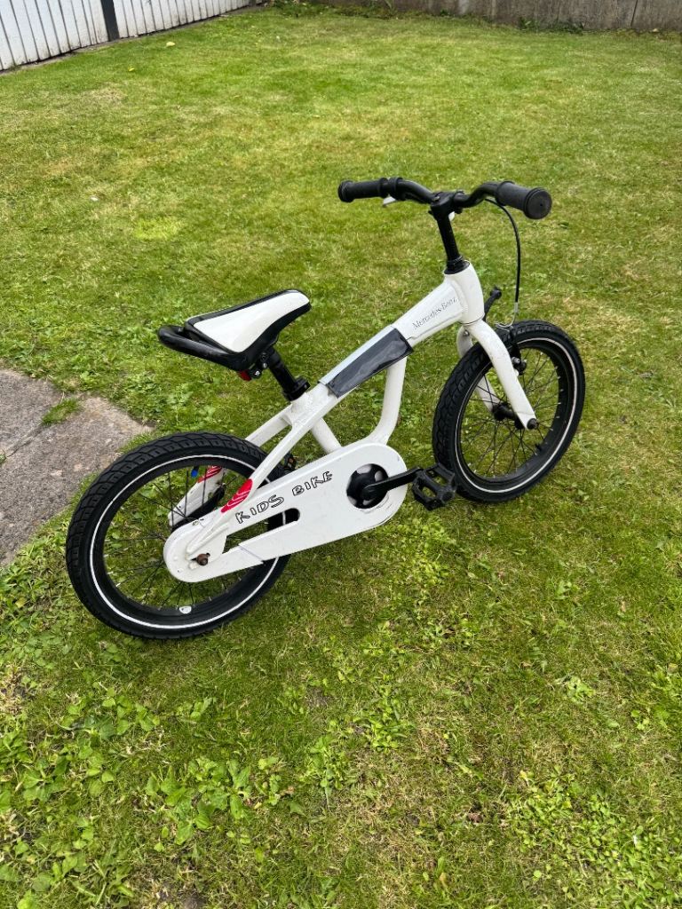 Mercedes Benz Kids Bike – White, Good Condition