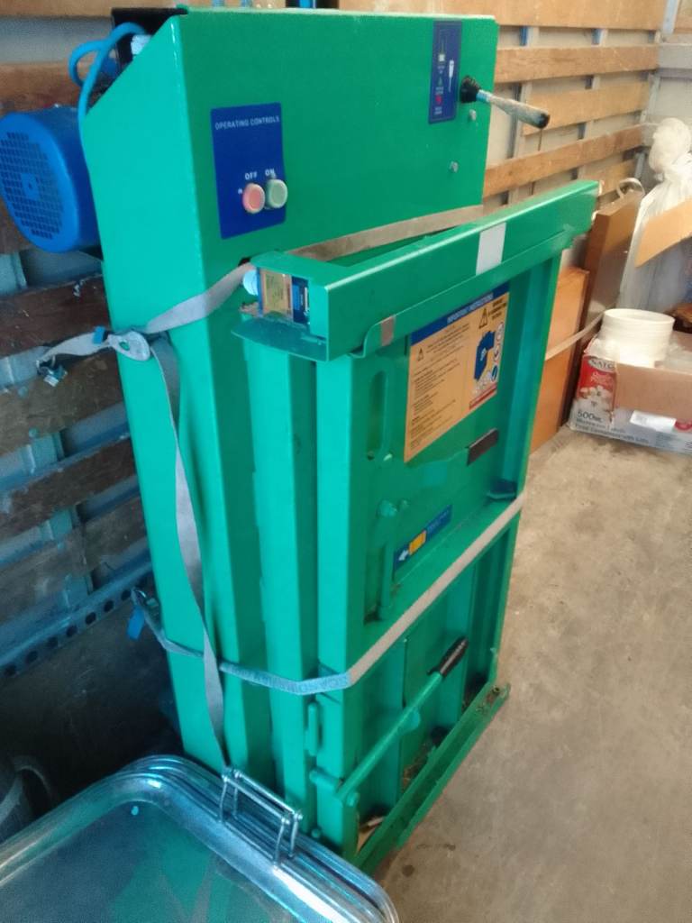 Makfab green baler and crusher