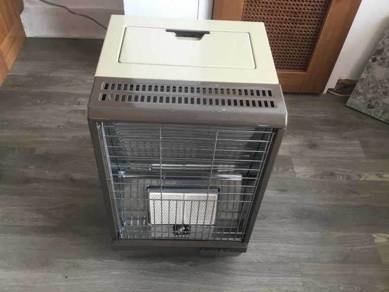 Portable Heater  butane– Brown and Cream, Good Condition
