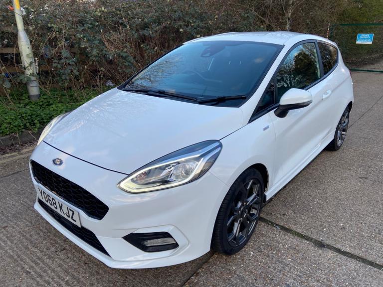 2018 Ford Fiesta 1.0 EcoBoost ST-Line 3dr White 58k Miles FSH Years MOT Warranty HATCHBACK Petrol...