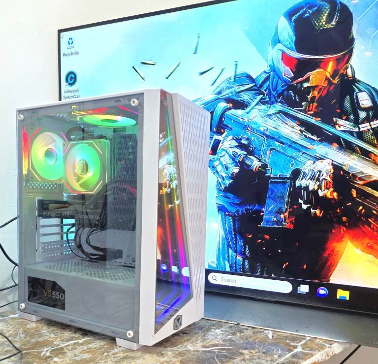 REDUCED Gaming PC, RTX 4060 (8GB),core i5 gen 10, 2.90GHz,16GB RAM,256GB SSD+1TB HDD
