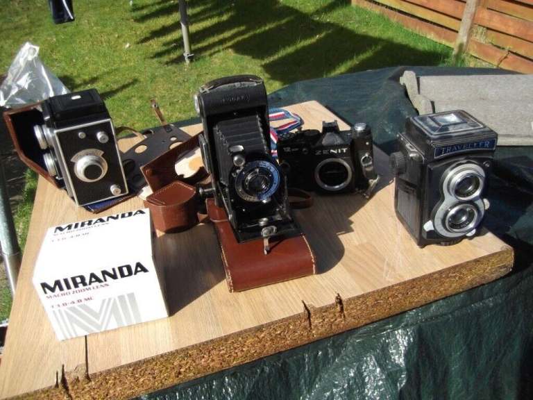 Vintage Cameras + Cannon T70 35mm