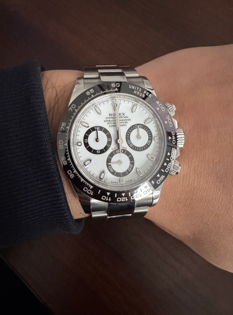 *STUNNING* Rolex Daytona Panda Ceramic 116500LN White Dial Watch - New Mens Gents