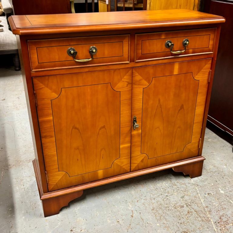 Vintage Yew Wood Occasional Cabinet/ Sideboard £95