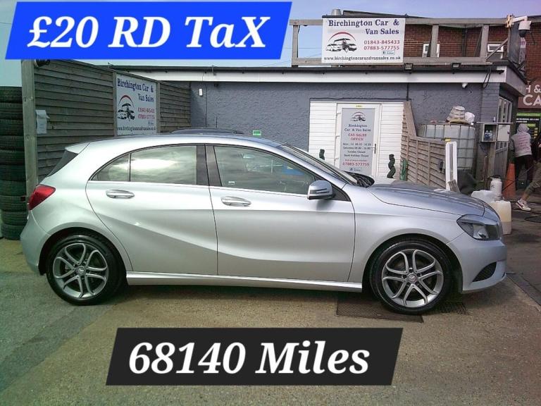 2014 Mercedes-Benz A-Class A180 CDI SPORT **68140 MILES** (£20 RD TAX) VGC DIESEL 1/2 LEATHER HAT...