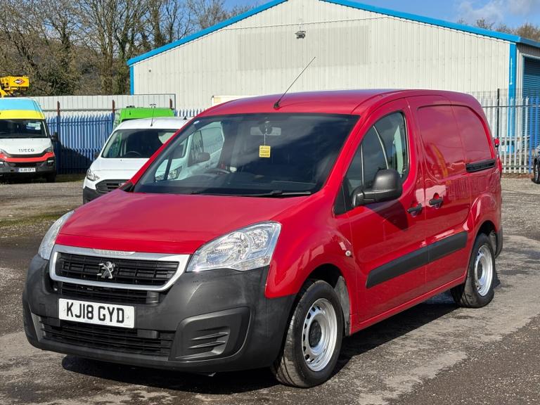 2018 Peugeot Partner L1  625 S 1.6 Blue HDi 75ps Euro 6 Van PANEL VAN Diesel Manual