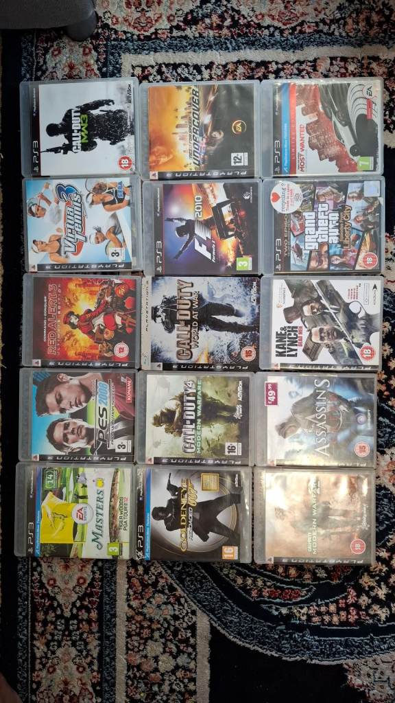 Sony PS3 with 1 extra controller and games