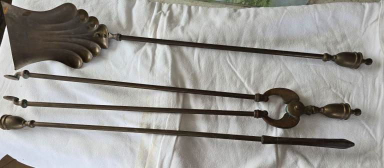 Antique Brass Fire Trio