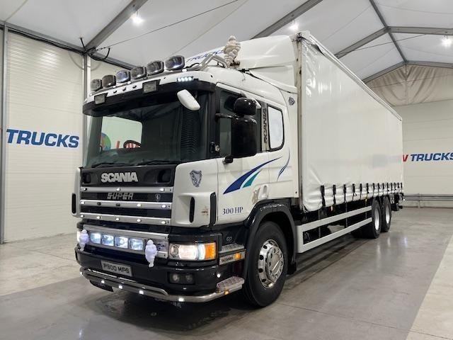 Scania P94 300 6x2 10 Tyre Rear Lift Sleeper Cab Curtainsider