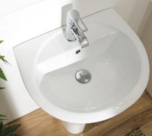 WASH HAND BASIN & PEDESTAL