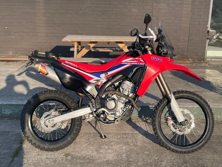 Honda CRF250 Rally 2021 registered in red CRF 250 CRF250RLA