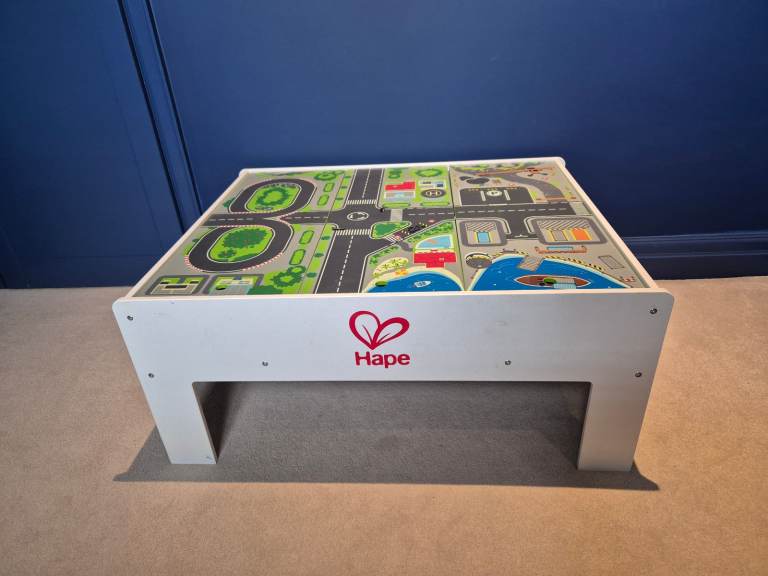 image for Hape Railway Collection Play & Stow Storage Activity tTable