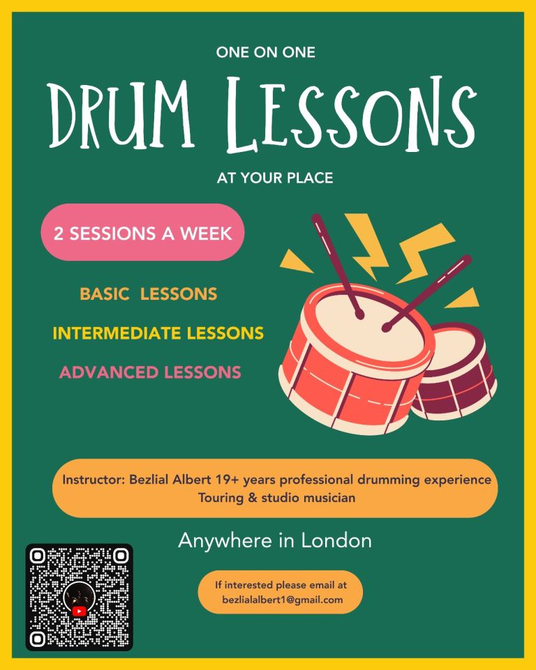 One on One Drum Lessons | Professional Drummer | London