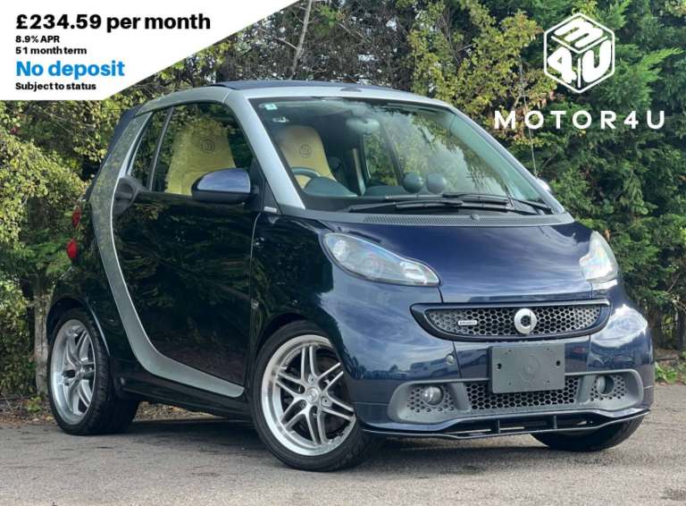 2014 smart fortwo BRABUS EXCLUSIVE EDITION MIDNIGHT BLUE Convertible Petrol Automatic