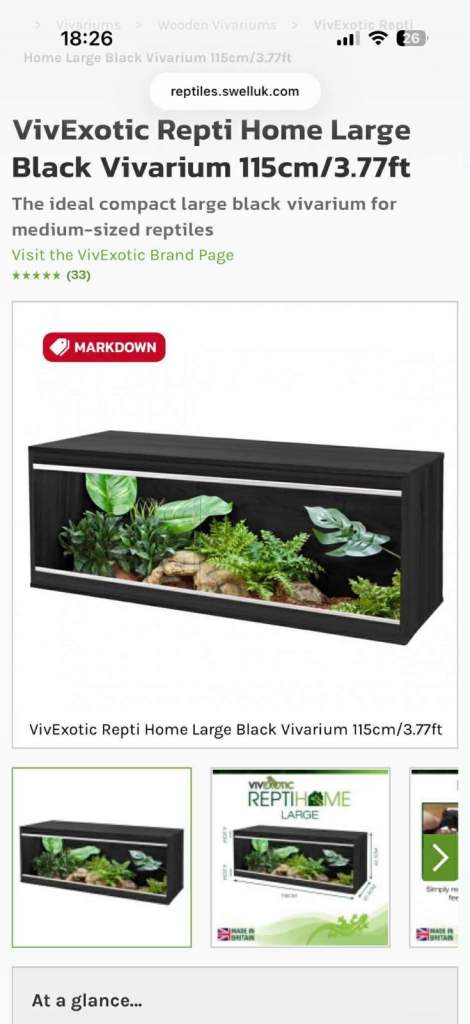 Reptile vivarium 